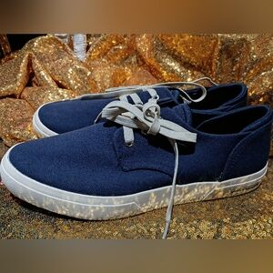 Sun + Stone Nova Navy Canvas Sneakers